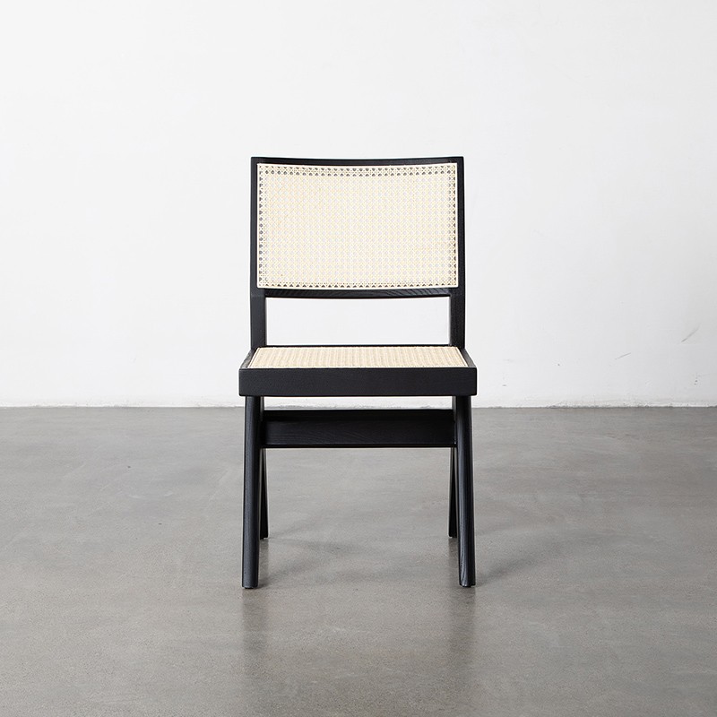 Replica Black Wood Chandigarh Chair