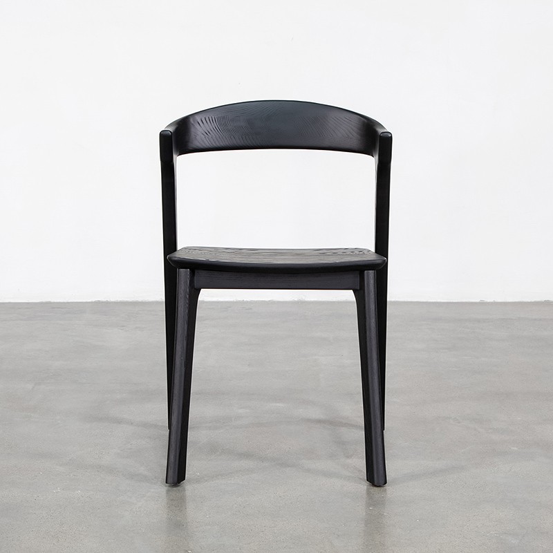 Solid Wood Black Replica Bok Chair